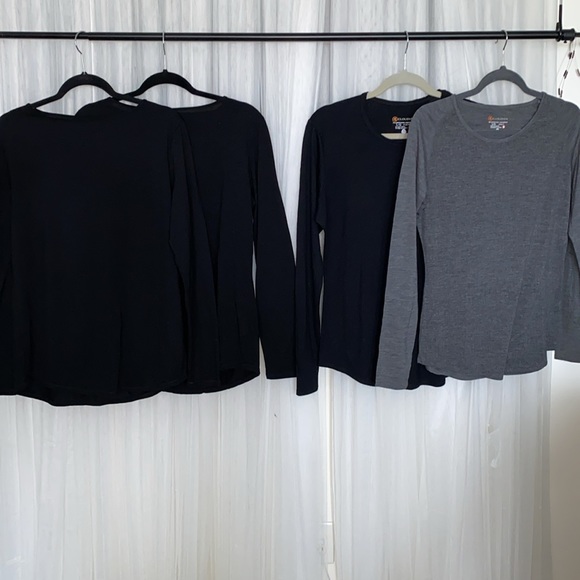 Cloudveil wool base  layer sweaters! Made in Canada 🇨🇦 skiing + all Size L - Picture 3 of 17